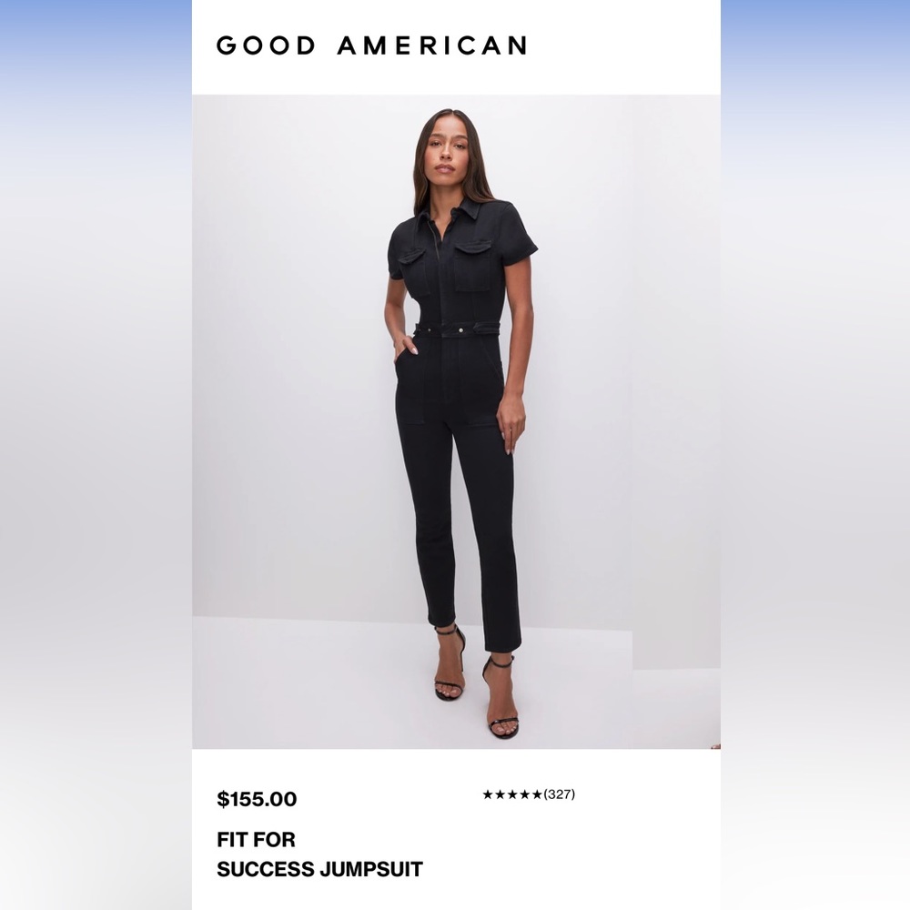 NWT Good American Fit For Success jumpsuit. Size 3 (L)